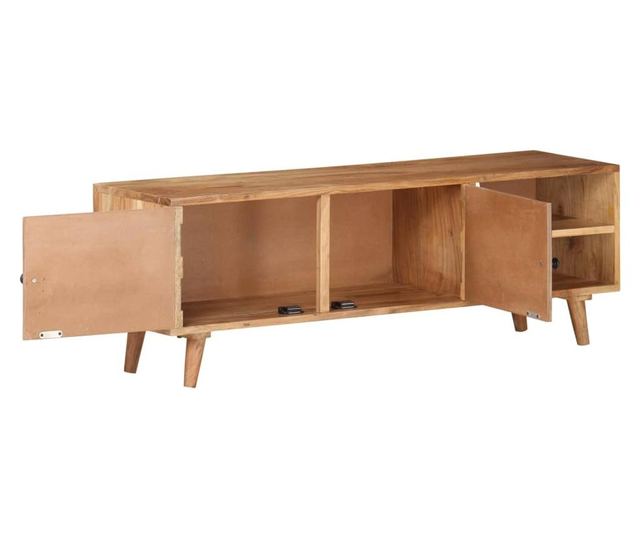 TV ormarić 115 x 30 x 39 cm od masivnog drva bagrema