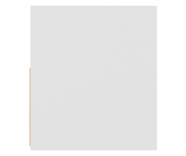 TV ormarić s LED svjetlima bijeli 120 x 35 x 40 cm