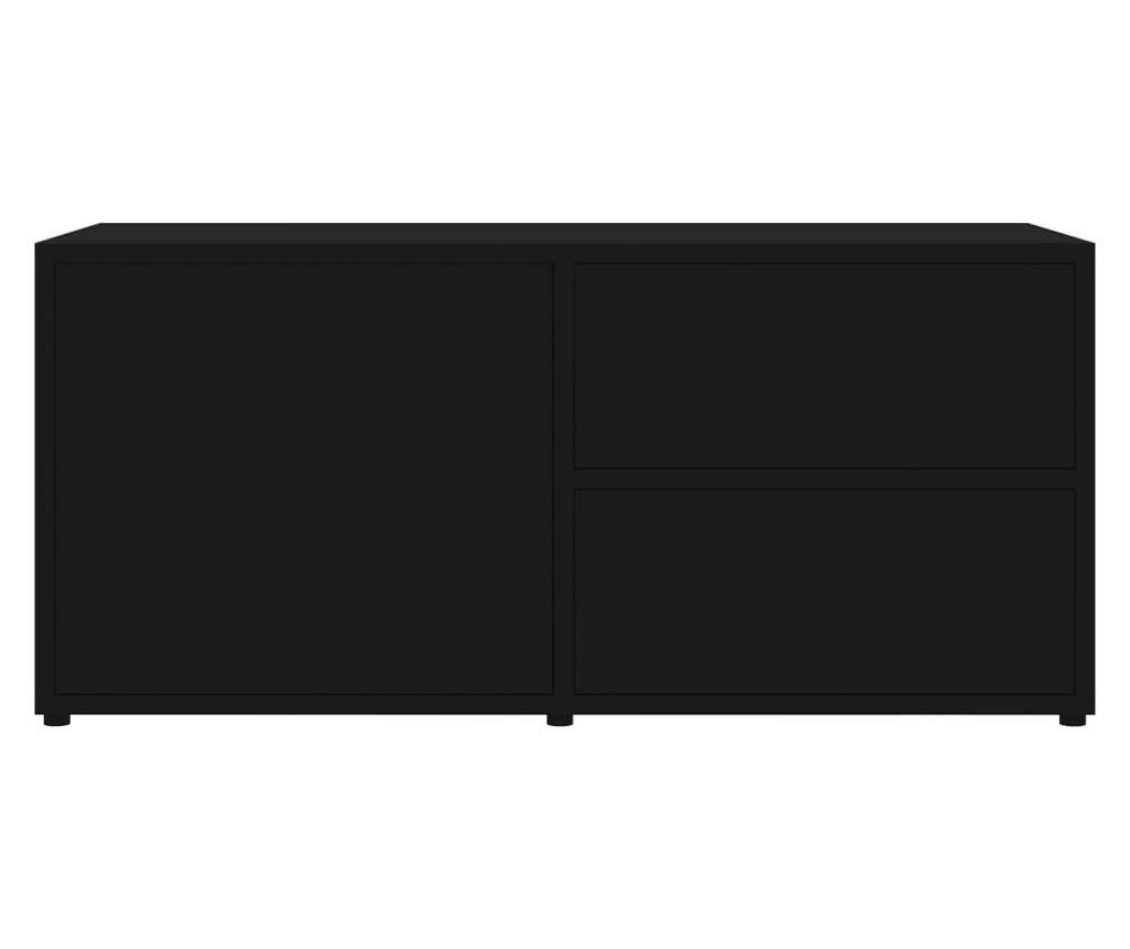 TV ormarić crni 80 x 34 x 36 cm od iverice - 12