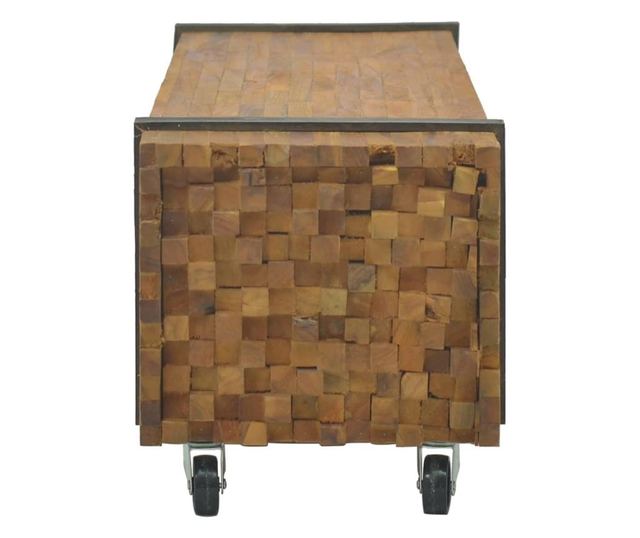 TV stalak 110 x 30 x 32,5 cm od masivne tikovine