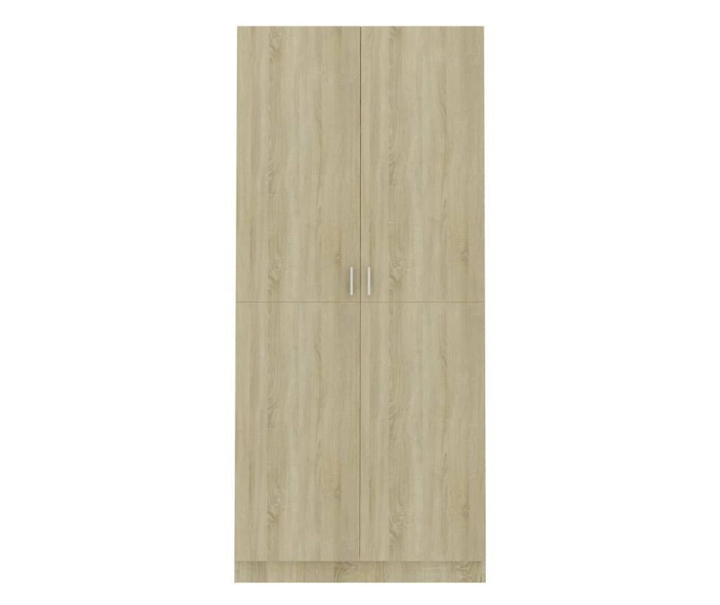 Гардероб, дъб сонома, 90x52x200 см, ПДЧ - 14