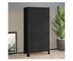 Industrijski ormar crni 90 x 50 x 180 cm metalni