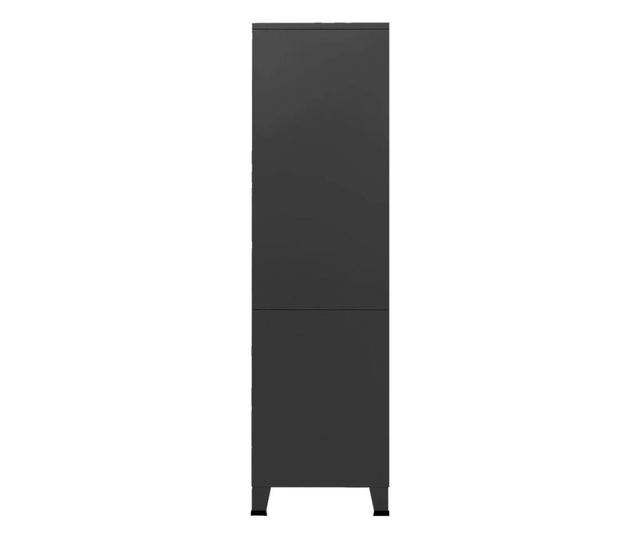 Industrijski ormar crni 90 x 50 x 180 cm metalni