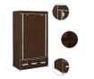 282458 Wardrobe Brown 87x49x159 cm Fabric