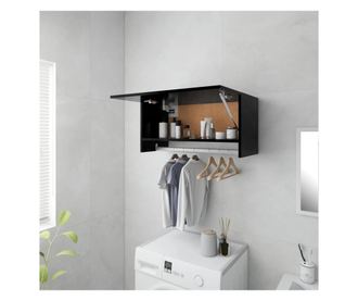 Ormar crni 70 x 32,5 x 35 cm od iverice