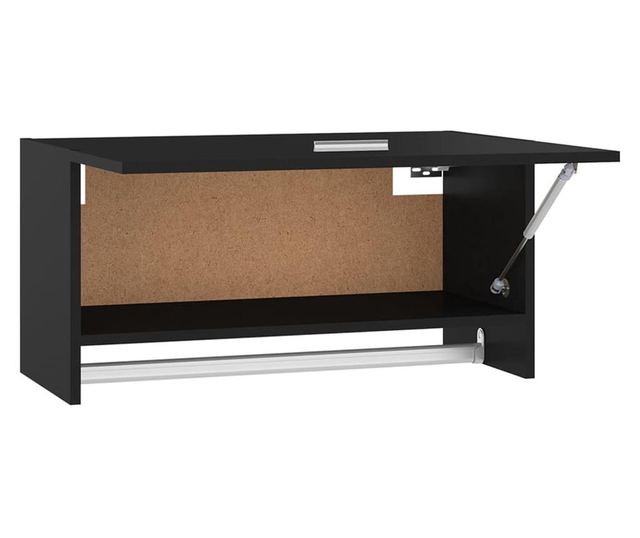 Ormar crni 70 x 32,5 x 35 cm od iverice