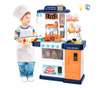 Детска кухня с пара, течаща вода и продукти сменящи цвета си EmonaMall - Код W4361