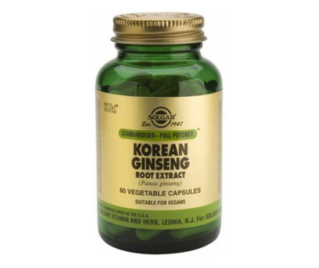 Korean Ginseng Root Extract Solgar 60 capsule