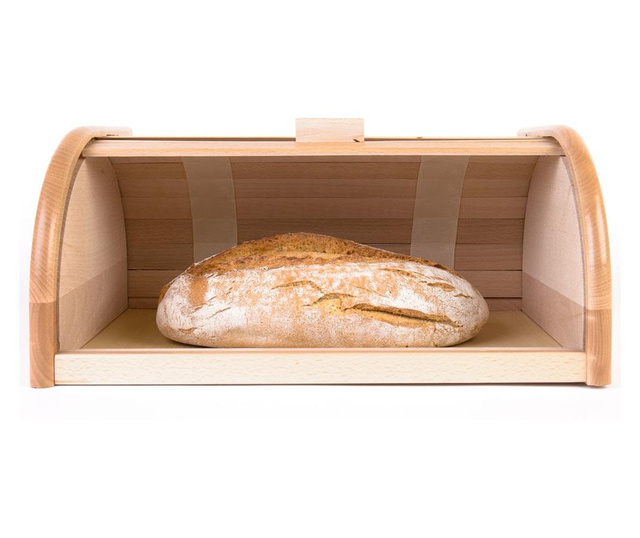 Cutie paine Zeller, lemn, 40x28x18 cm, maro