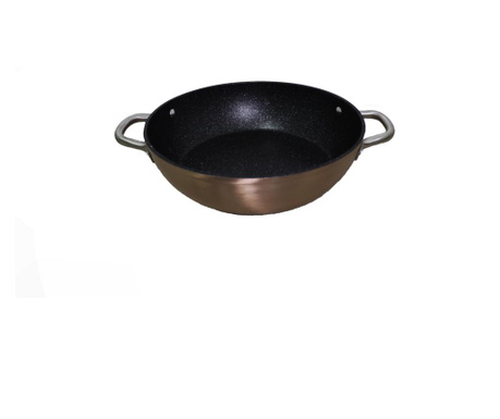 Tigaie wok Ibili-Natura Copper, aluminiu/cupru, cupru