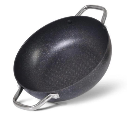 Fissman-Promo patelnia wok, aluminium, 26x7,8 cm, czarna