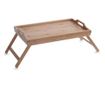 Tava servire pat, bambus, 50x30x21 cm, maro