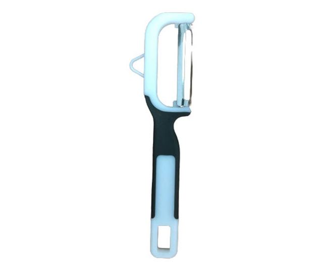 Set 2 curatatoare legume si fructe Koopman-Excellent Houseware, otel inoxidabil/ABS, alb/gri