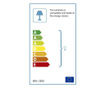 Lampadar Insignio, MDF / 30% TESTURA PVC, , Incandescent, Fluorescent, max. 60 W, E27, alb/natur