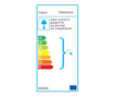 Lampadar Insignio, MDF / 30% TESTURA PVC, , Incandescent, Fluorescent, max. 60 W, E27, alb/natur