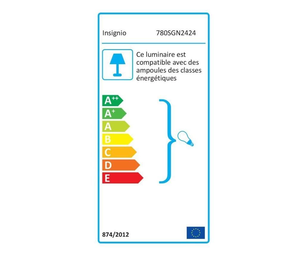 Tölgyfa állólámpa, fehér - 6