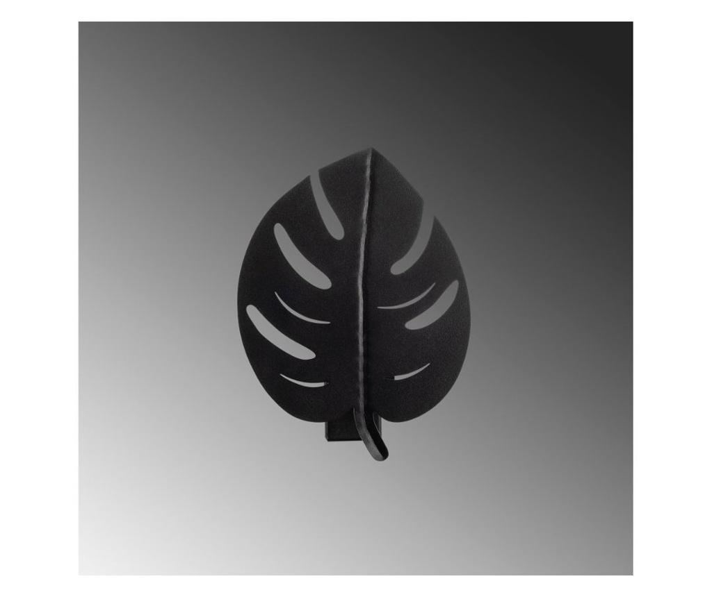 Črna stenska svetilka Leaf - 3