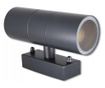 Aplica corp iluminat exterior arhitectural fatadelor 2x gu10 35w gri