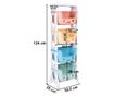 Organizator raft pentru jucarii 4 sertare