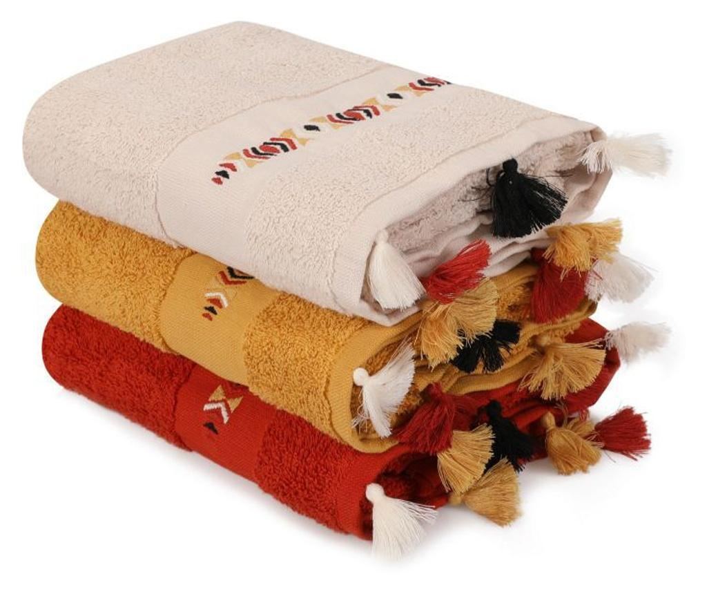 Set ručnika za ruke Cotton Box, Asorti, pamuk, 400 gr/m², raznobojna - 4