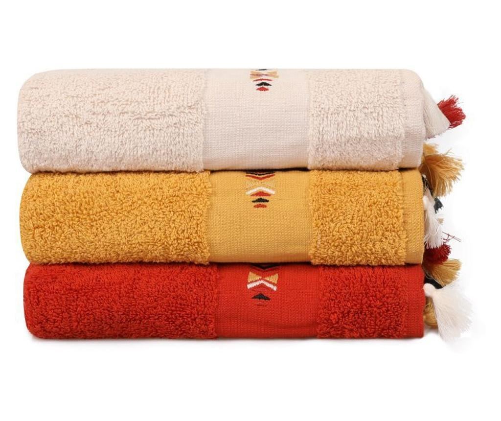 Set ručnika za ruke Cotton Box, Asorti, pamuk, 400 gr/m², raznobojna - 5