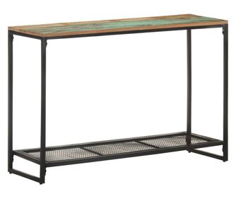 Konzolový stolík 110x35x75 cm, recyklovaný masív