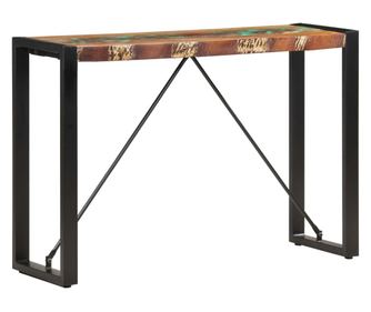 Konzolni stol 110 x 35 x 76 cm od masivnog obnovljenog drva