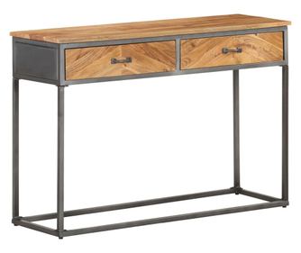 Masa consola, 110x35x75 cm, lemn masiv de acacia