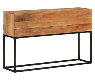 Masa consola, 120x30x75 cm, lemn masiv de acacia