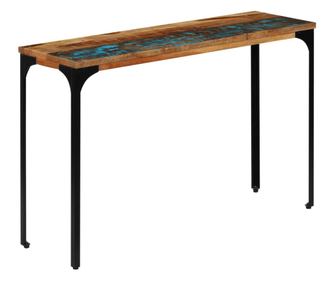 Konzolni stol od masivnog obnovljenog drva 120 x 35 x 76 cm