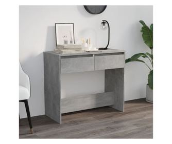Konzolasztal, beton szrke, 89x41x76,5 cm, acl