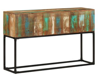 Konzolni stol 120 x 30 x 75 cm od masivnog obnovljenog drva