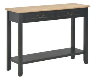 Konferenčný stolík, čierny, 110 x 35 x 80 cm, drevo