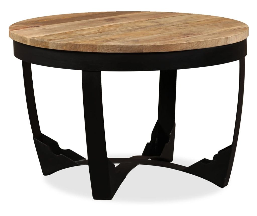 Bočni Stolić Masivno Grubo Obrađeno Drvo Manga 60x40 cm 