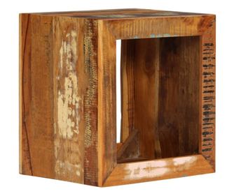 Scaun, 40 x 30 x 40 cm, lemn masiv reciclat