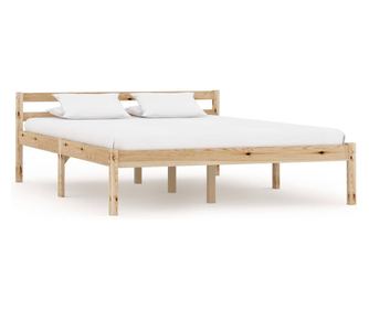 Ágykeret, 120 x 200 cm, tömör fenyő