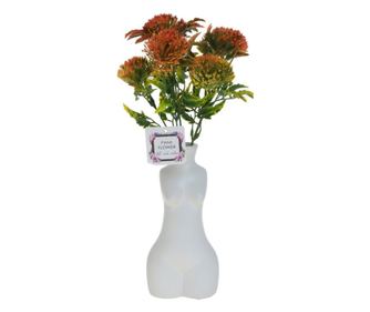 Planta decorativa artificiala, PAMI, F1021-125, 30 cm Rosu