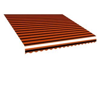 Platno za tendu narančasto-smeđe 450 x 300 cm