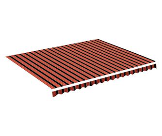 Panza de rezerva copertina, portocaliu si maro, 4,5x3,5 m