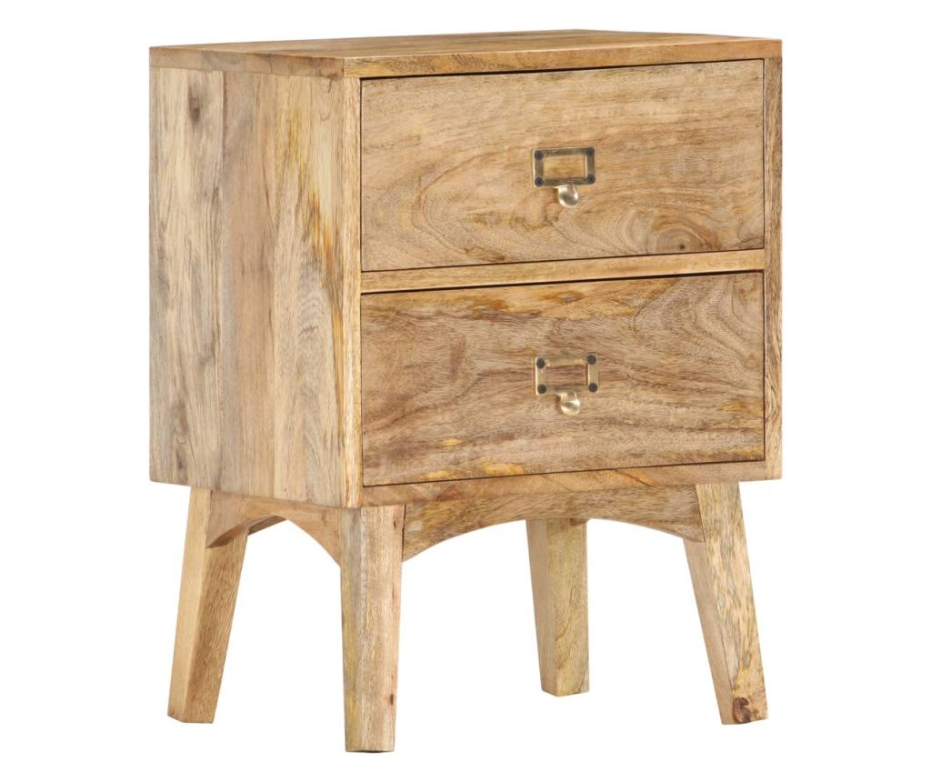 Noćni ormarić 40 x 35 x 55 cm od masivnog drva manga 