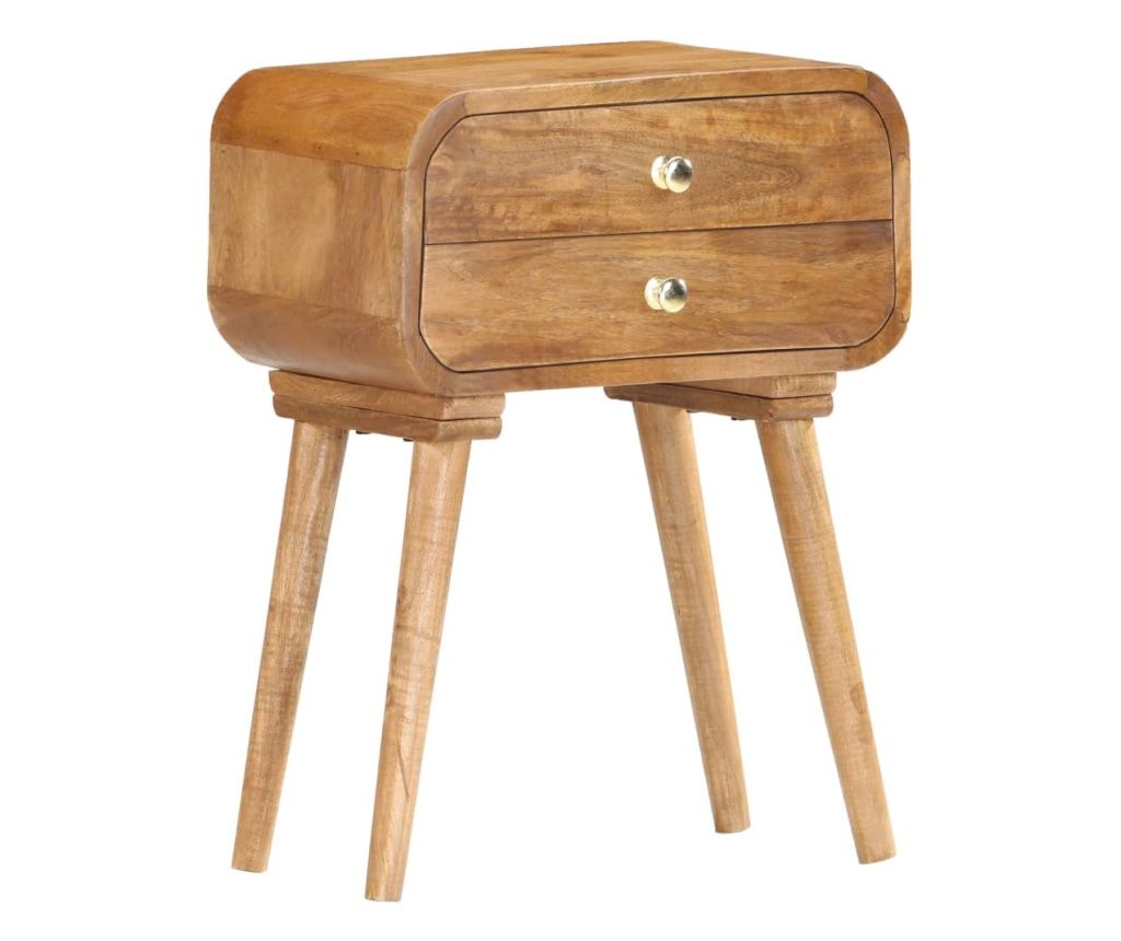 Noptieră, 43 x 30 x 58 cm, lemn masiv de mango