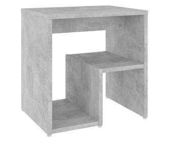 Noptiera, gri beton, 40x30x40 cm, PAL