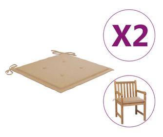 Kertfotel prna, 2 db, bzs, 50 x 50 x 3 cm