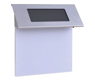 Lumină solară cu LED pentru numărul casei, oțel inoxidabil