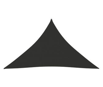 VidaXL Платно-сенник, Оксфорд плат, триъгълно, 2,5x2,5x3,5 м, антрацит