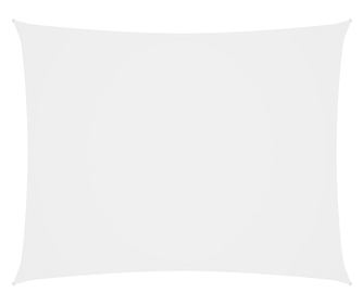 Tenda za sunce, bijela, 3x4 m, oxford tkanina, pravokutna