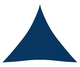 Napernyő, kék 4,5x4,5x4,5 m háromszögletű oxford szövet