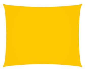 Sárga napvitorla ponyva 2,5x3 m téglalap alakú oxford szövet