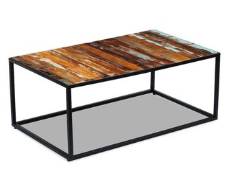 Stolić za kavu, 100 x 60 x 40 cm, reciklirano masivno drvo