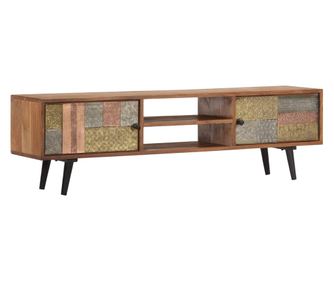 TV komoda, 140x30x40 cm, masivno drvo akacije